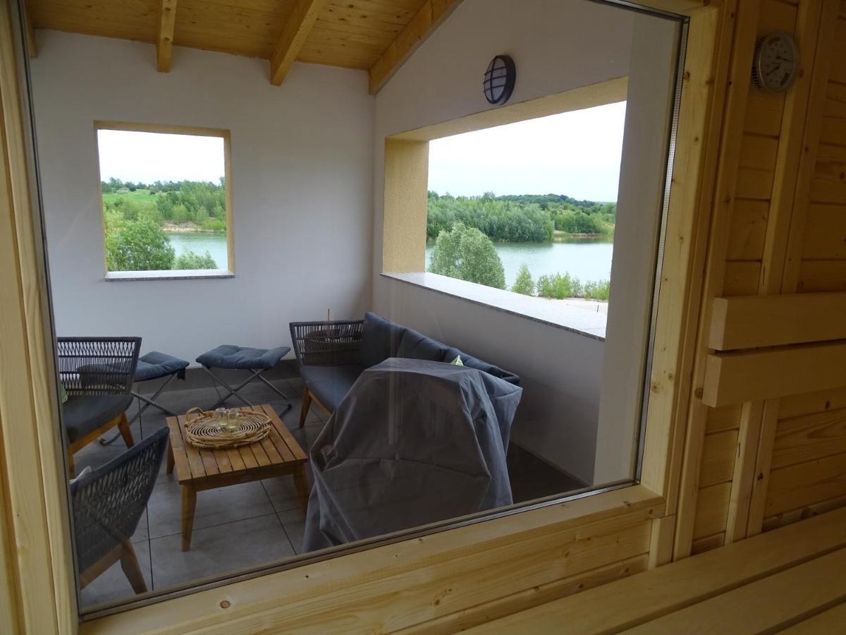 Feriendomizil Am Stoermthaler See, Lagovida, Leipziger Neuseenland, Grosspoesna, Privatstrand المظهر الخارجي الصورة