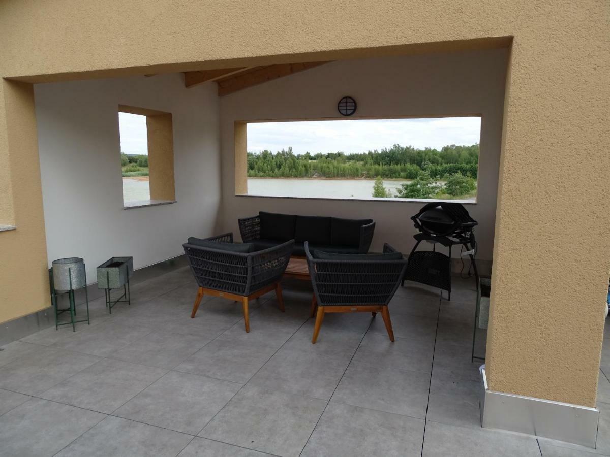 Feriendomizil Am Stoermthaler See, Lagovida, Leipziger Neuseenland, Grosspoesna, Privatstrand المظهر الخارجي الصورة